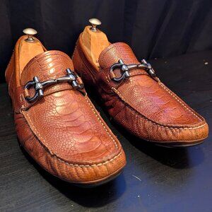 Salvatore Ferragamo Men's Parigi Leather Drivers Loafers 11d